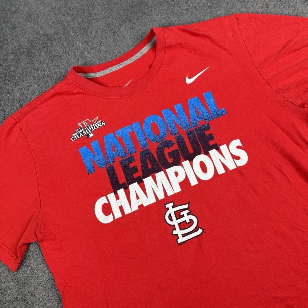 Vintage St. Louis Cardinals 2013 NATIONAL LEAGUE CHAMPIONS T-Shirt, Mens Size L